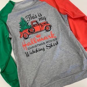 This is my hallmark Christmas movie watching shirt raglan sleeve top